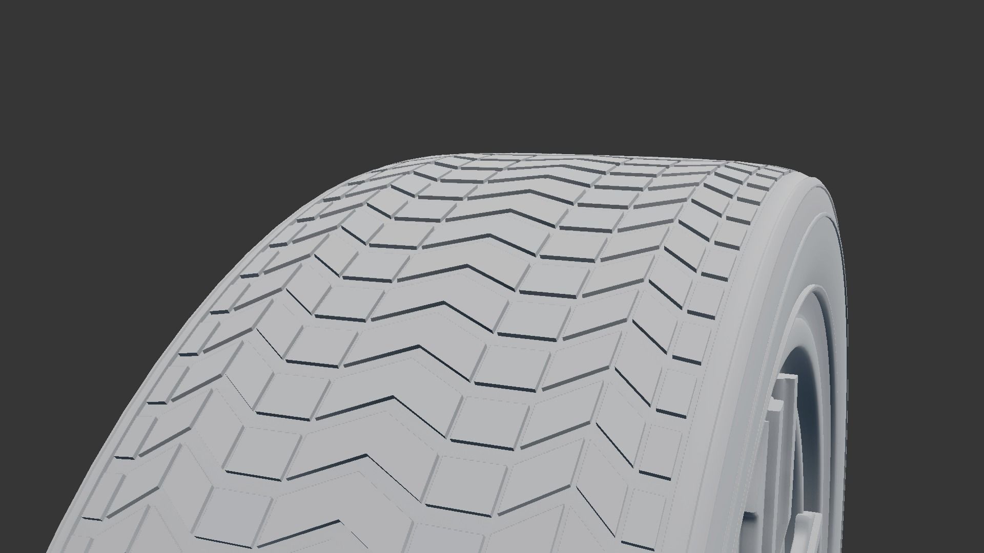 Concept Sports Car Tire Free 3D model_13