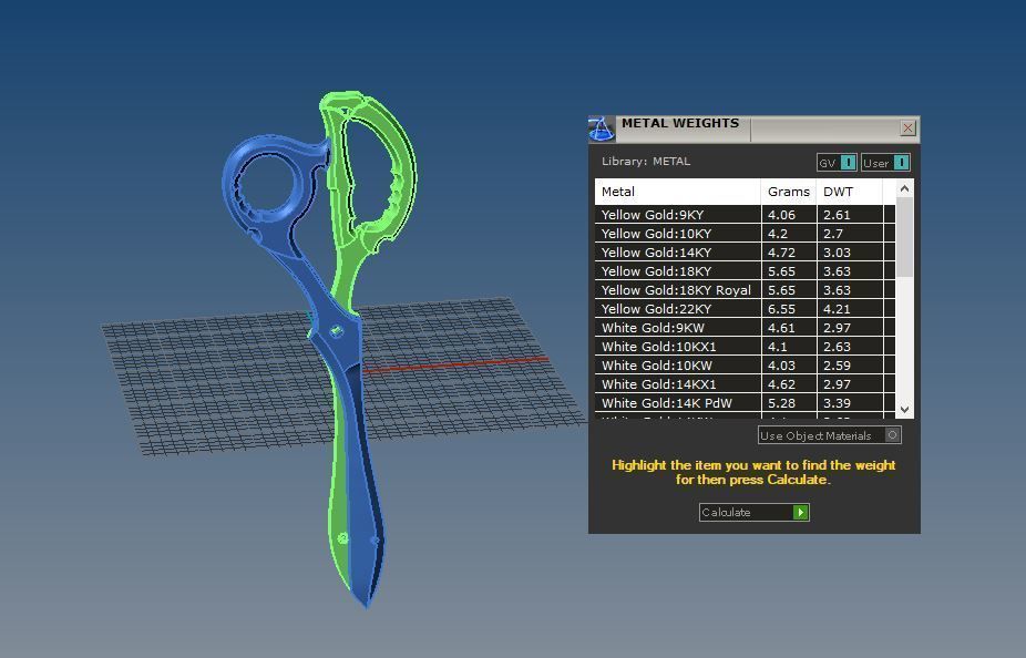 The Scissor Blades - Kill la kill scissors amulet 3d print model 3D print model_14