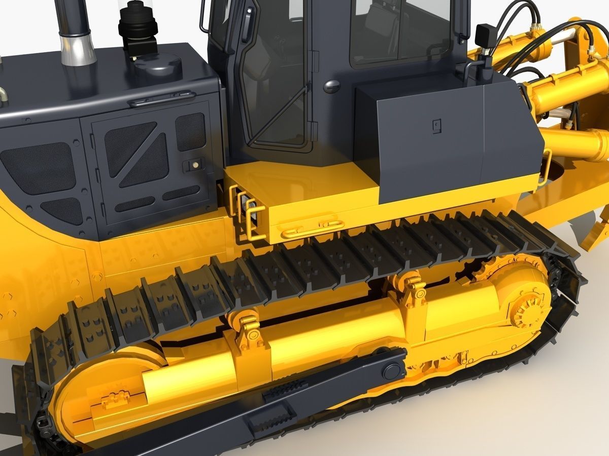 Bulldozer 01 3D model_13