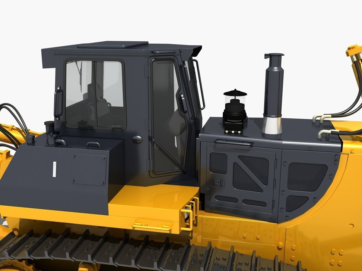 Bulldozer 01 3D model_10