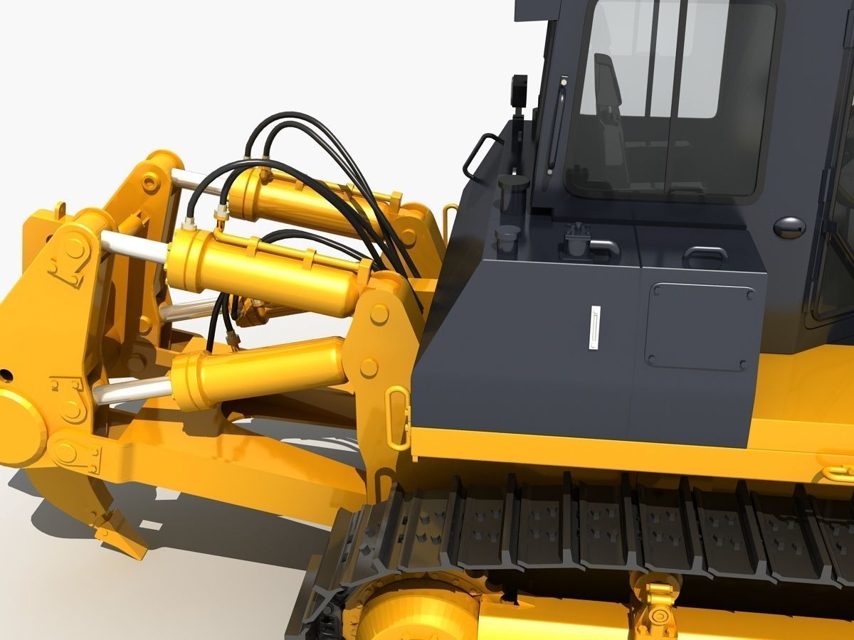 Bulldozer 01 3D model_12