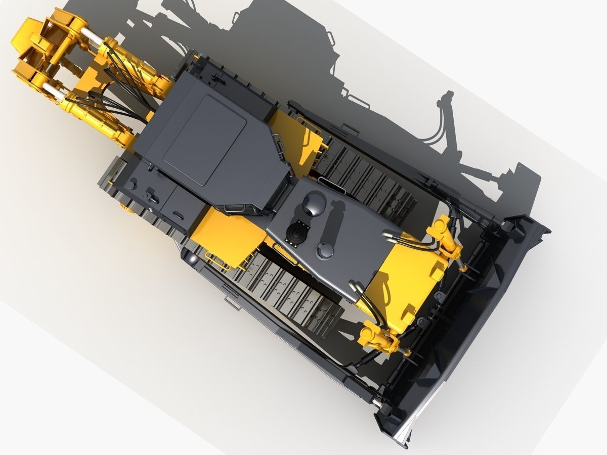 Bulldozer 01 3D model_8