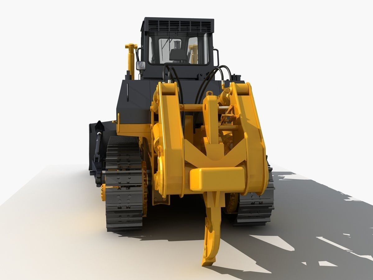 Bulldozer 01 3D model_2