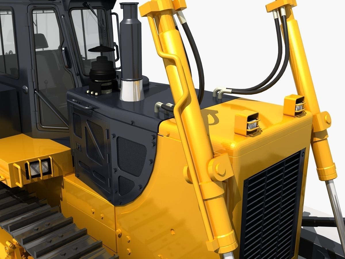 Bulldozer 01 3D model_9