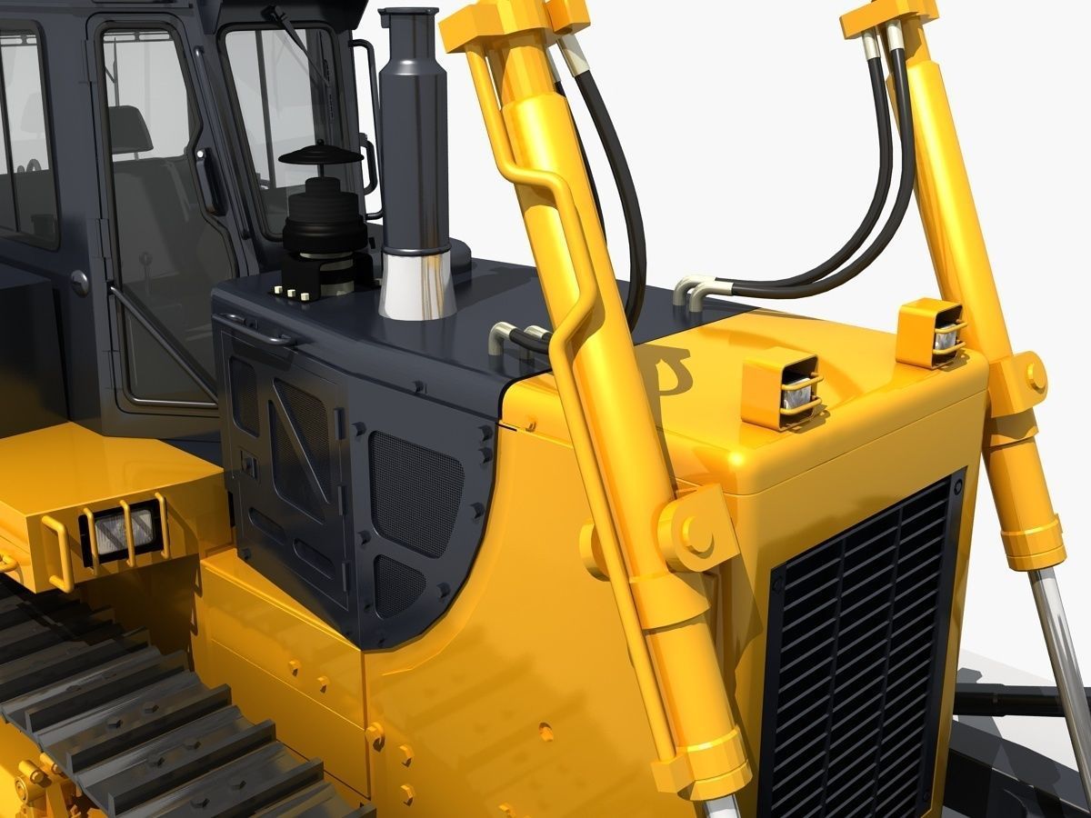 Bulldozer 01 3D model_11