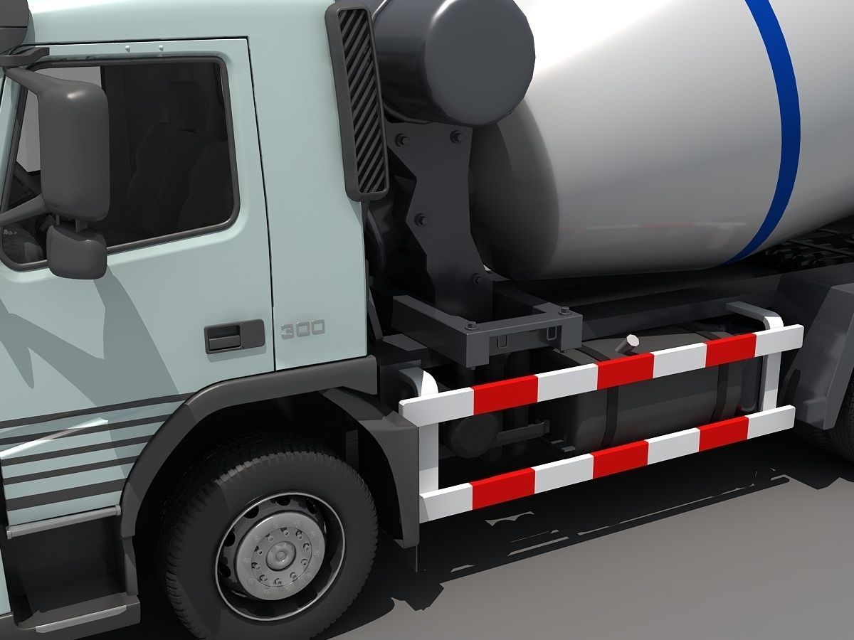 Cement Mixer  3D model_13