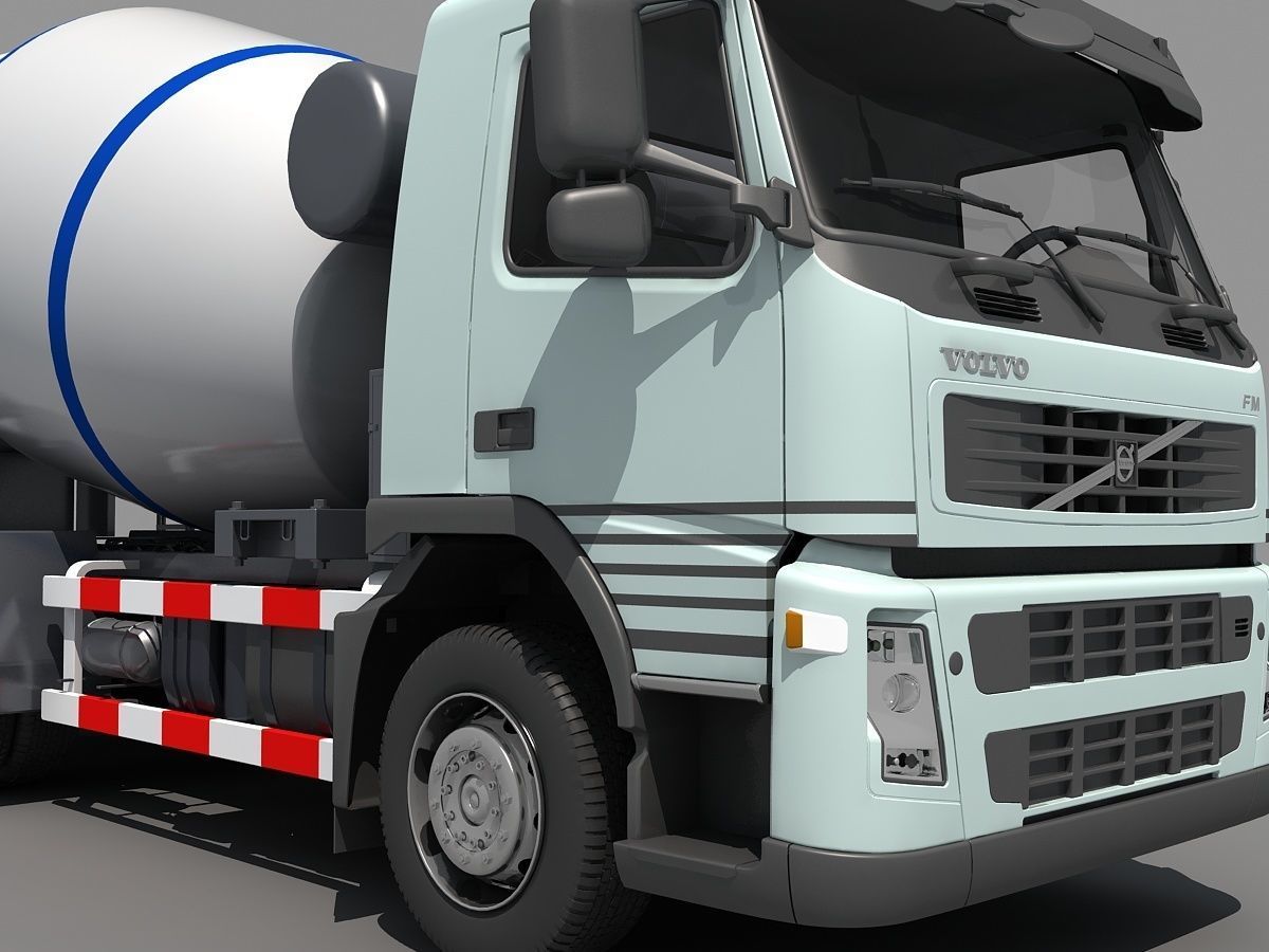 Cement Mixer  3D model_15