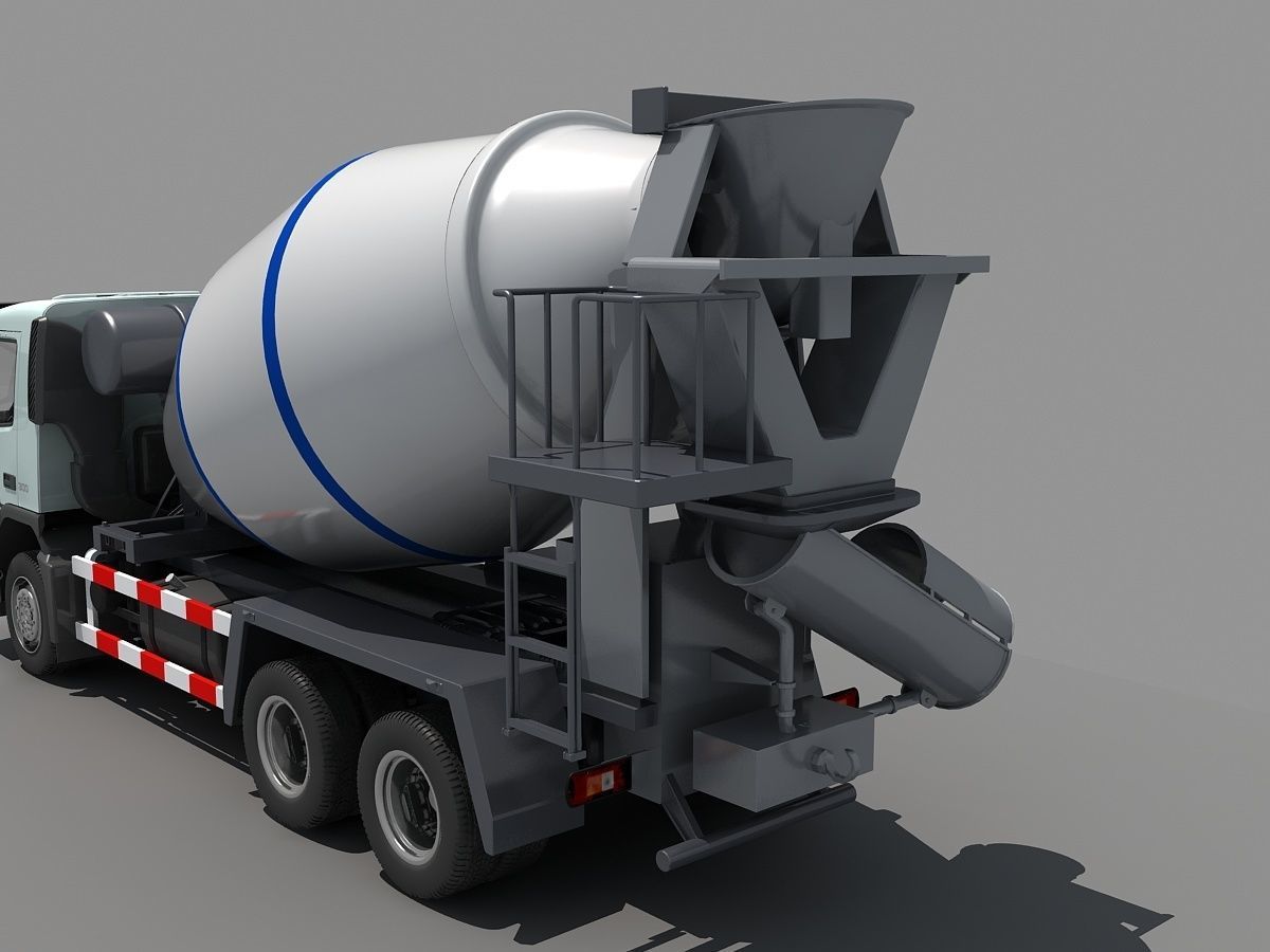 Cement Mixer  3D model_12
