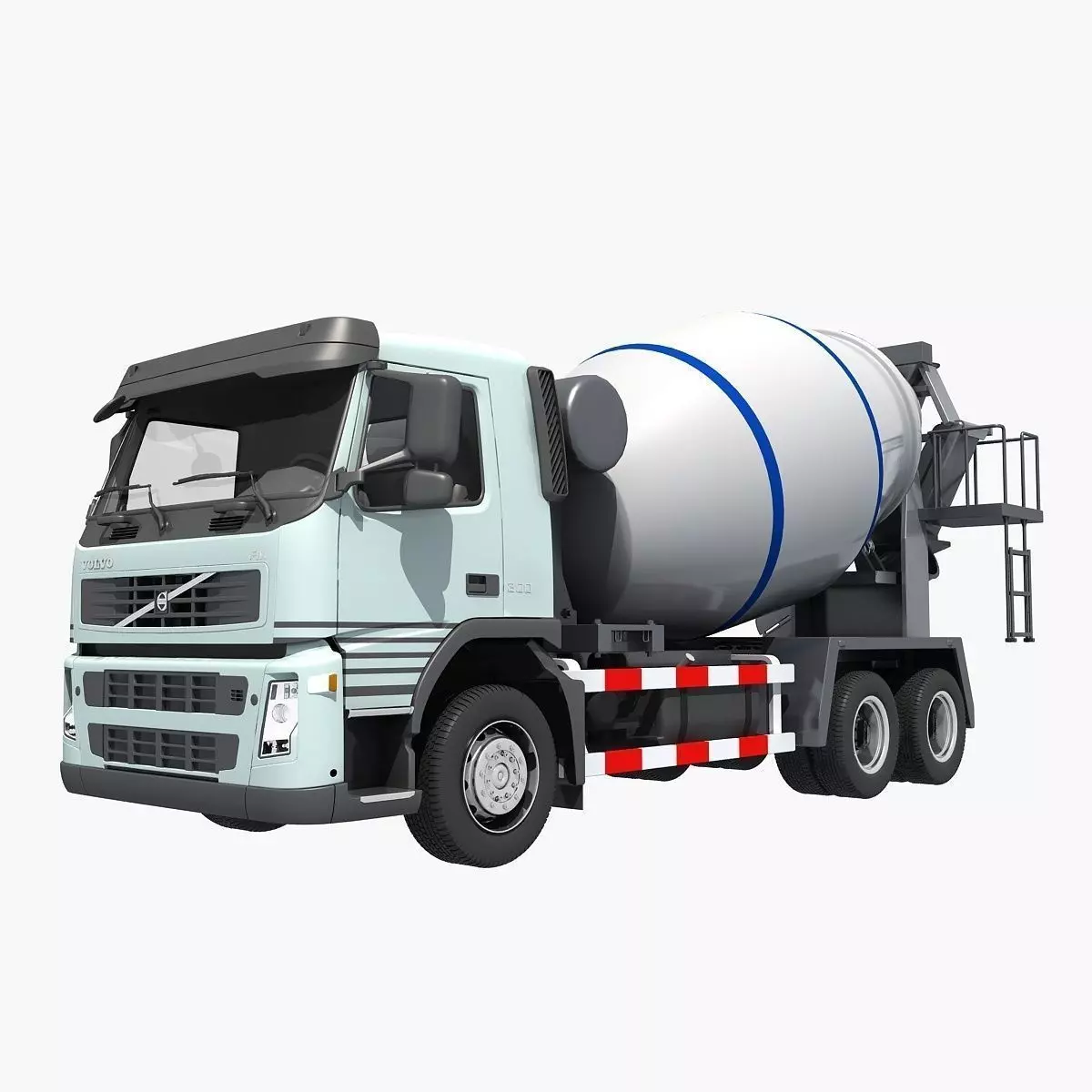 Cement Mixer  3D model_0