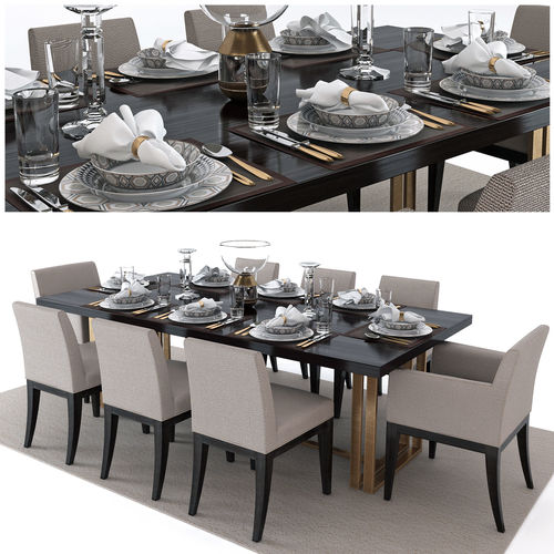 Set of furniture The Sofa and Chair Company set 2  3D model