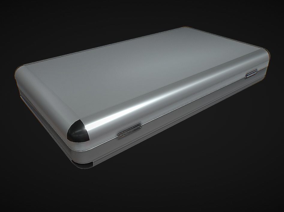 Aluminum Briefcase  3D print model_1