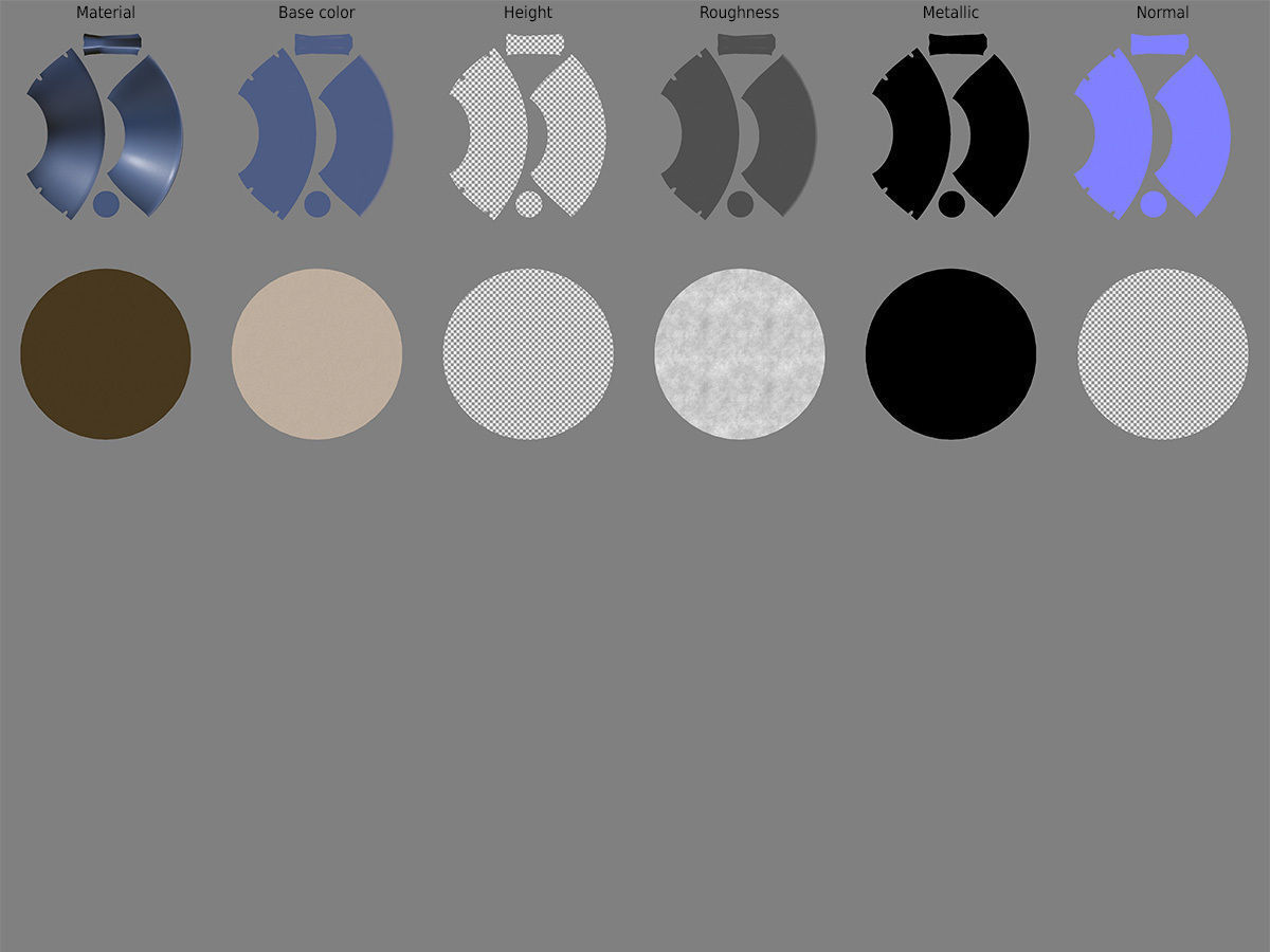 Stoneware coffee mug 3D model_9