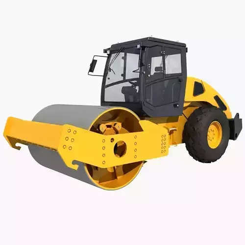 Road Roller 02 3D model