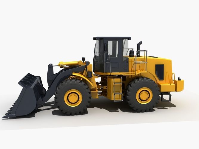 Wheel Loader 01 3D model