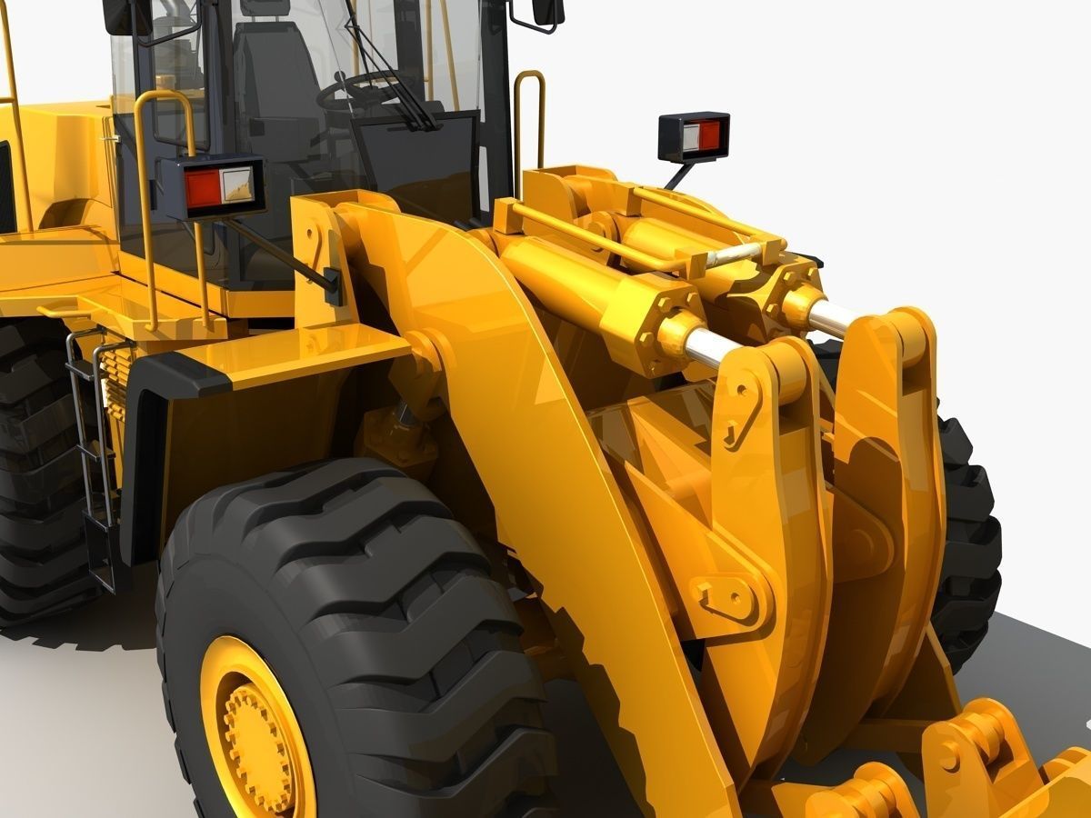 Wheel Loader 02  3D model_8