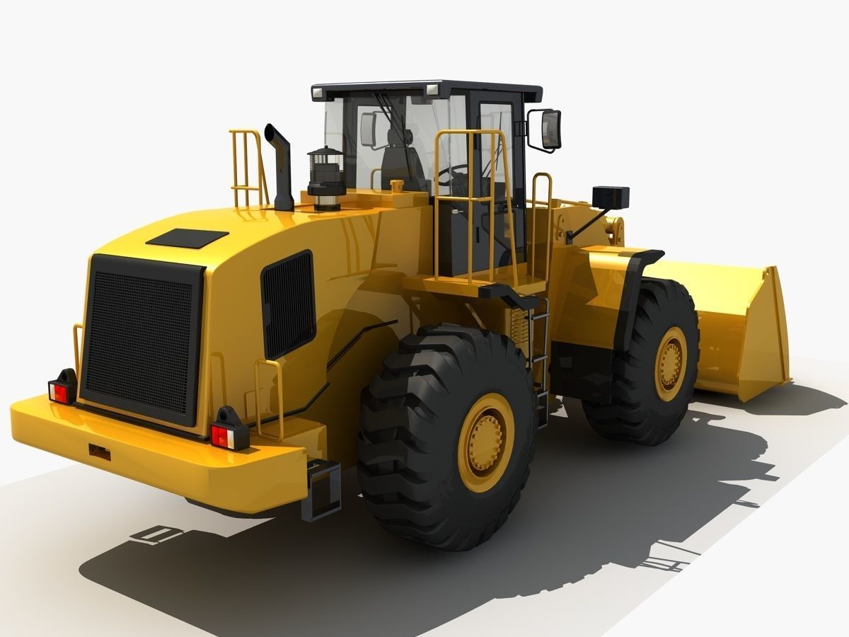 Wheel Loader 02  3D model_2