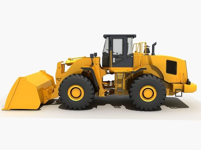 Wheel Loader 02  3D model