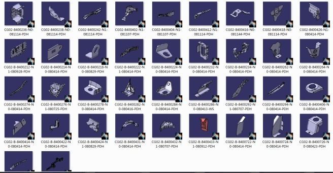 car frame 3D model_3