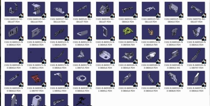 car frame 3D model_6