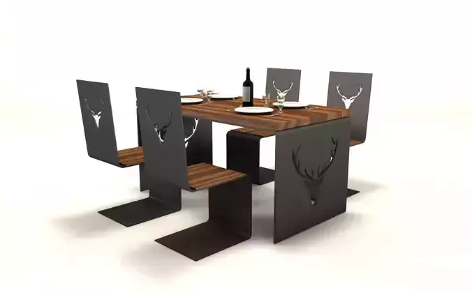 Table with chairs