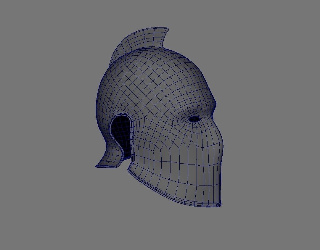 Soilder helmet 3D print model_4