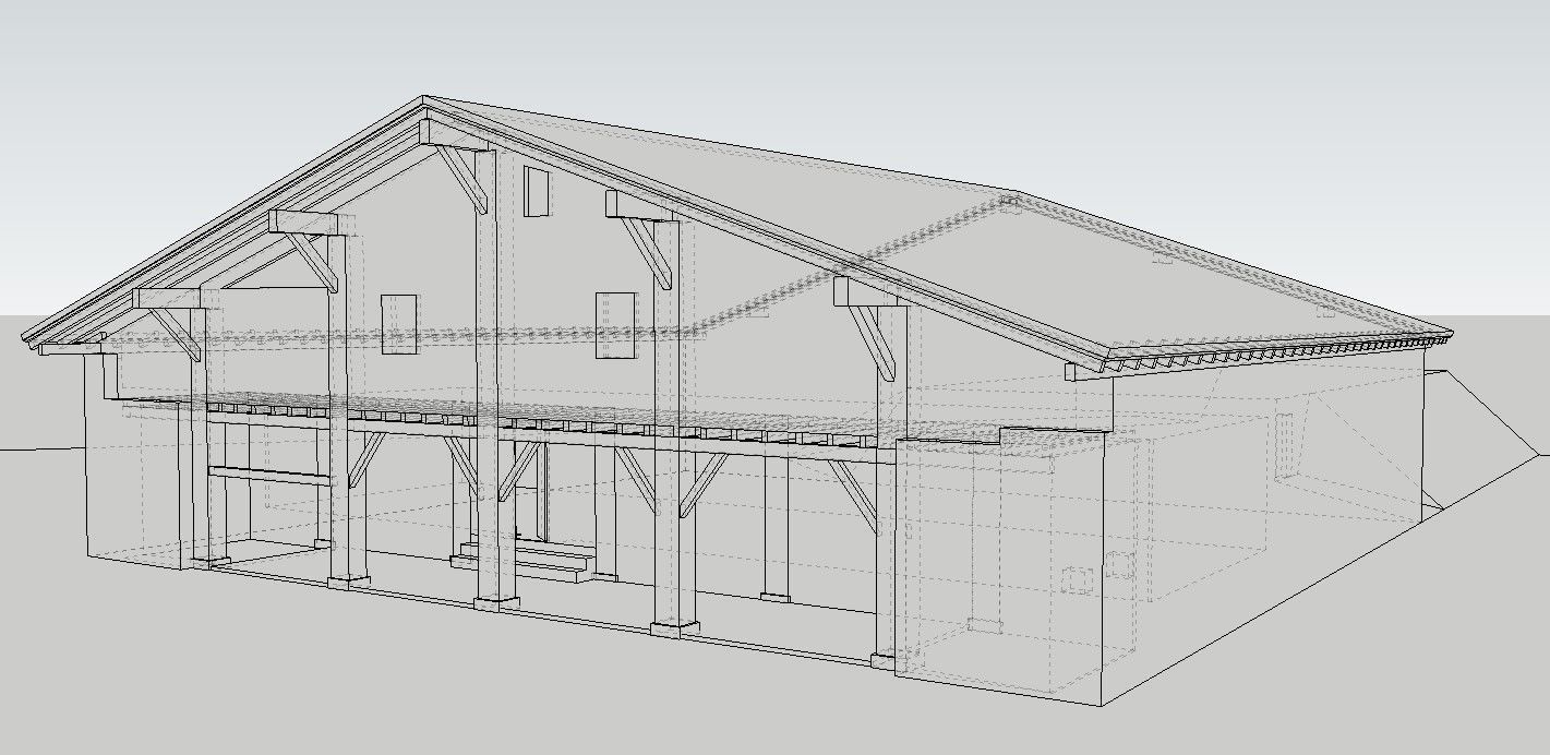 Igartubeiti Farmhouse Free 3D model_3