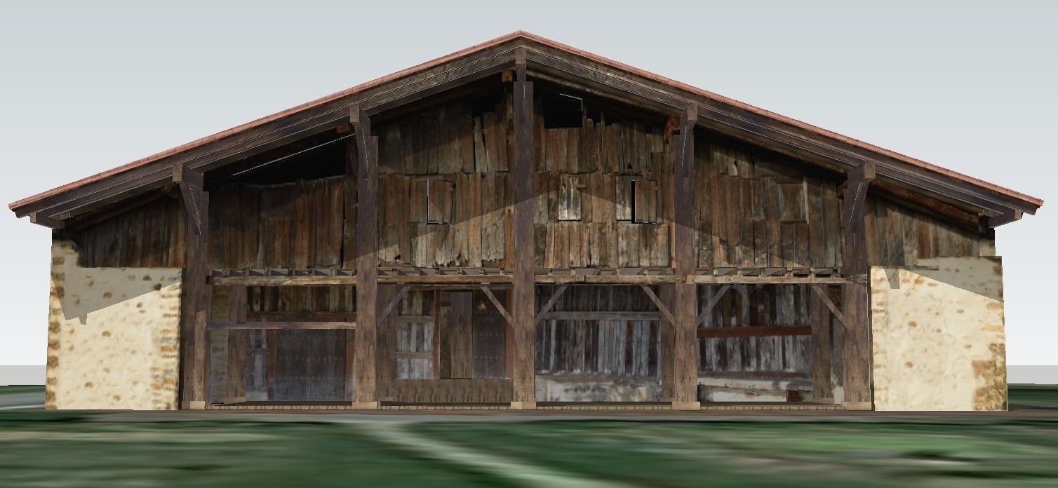 Igartubeiti Farmhouse Free 3D model_1