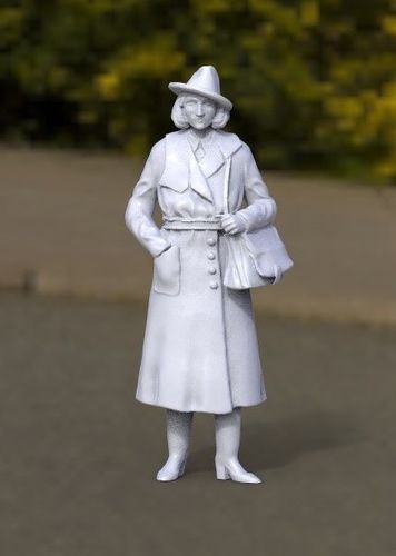 female woman 3D print model