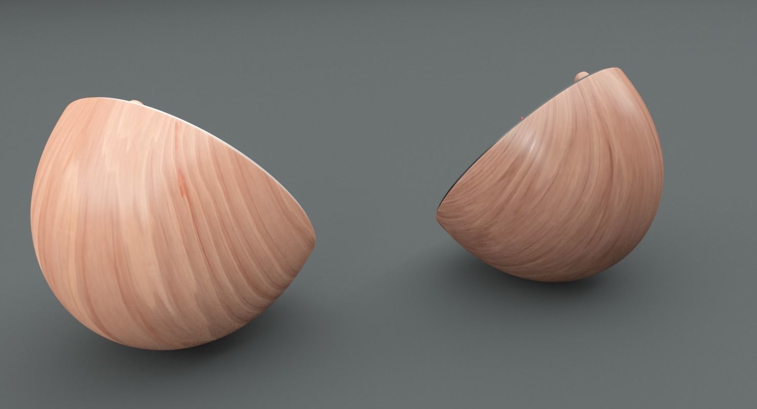 Contemporary Desk Clock Low-poly 3D model_7