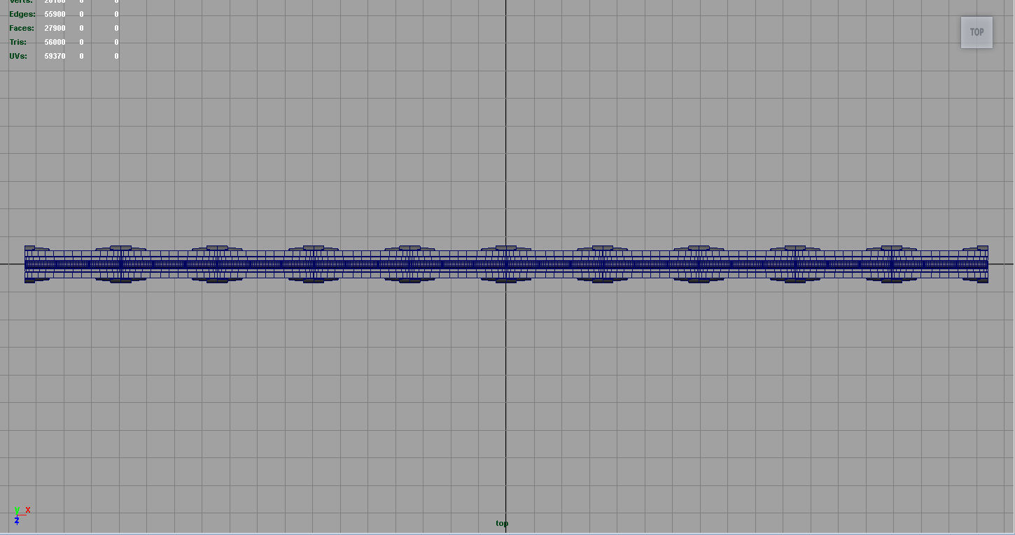 Aqueduct roman Low-poly 3D model_8