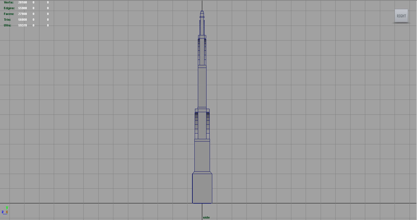 Aqueduct roman Low-poly 3D model_9