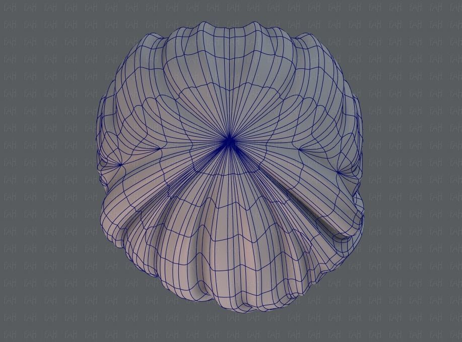 3D Hair style for girl V05 Low-poly 3D model_35