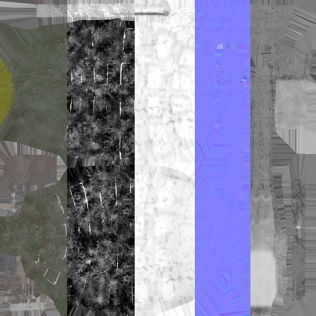 M2 Grenade low poly Low-poly 3D model_8