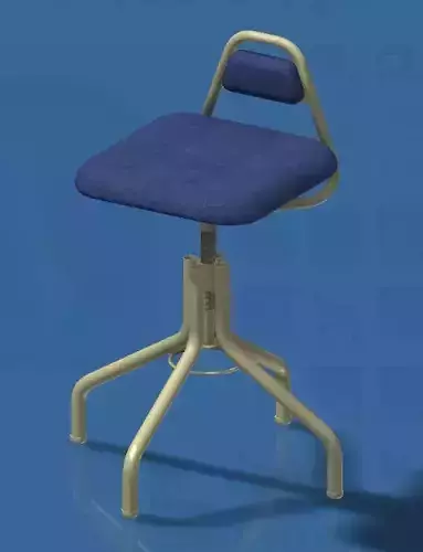 Garments Operator Chair 01 Free 3D model