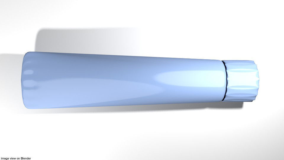 Toothpaste - Type 2 3D model_2
