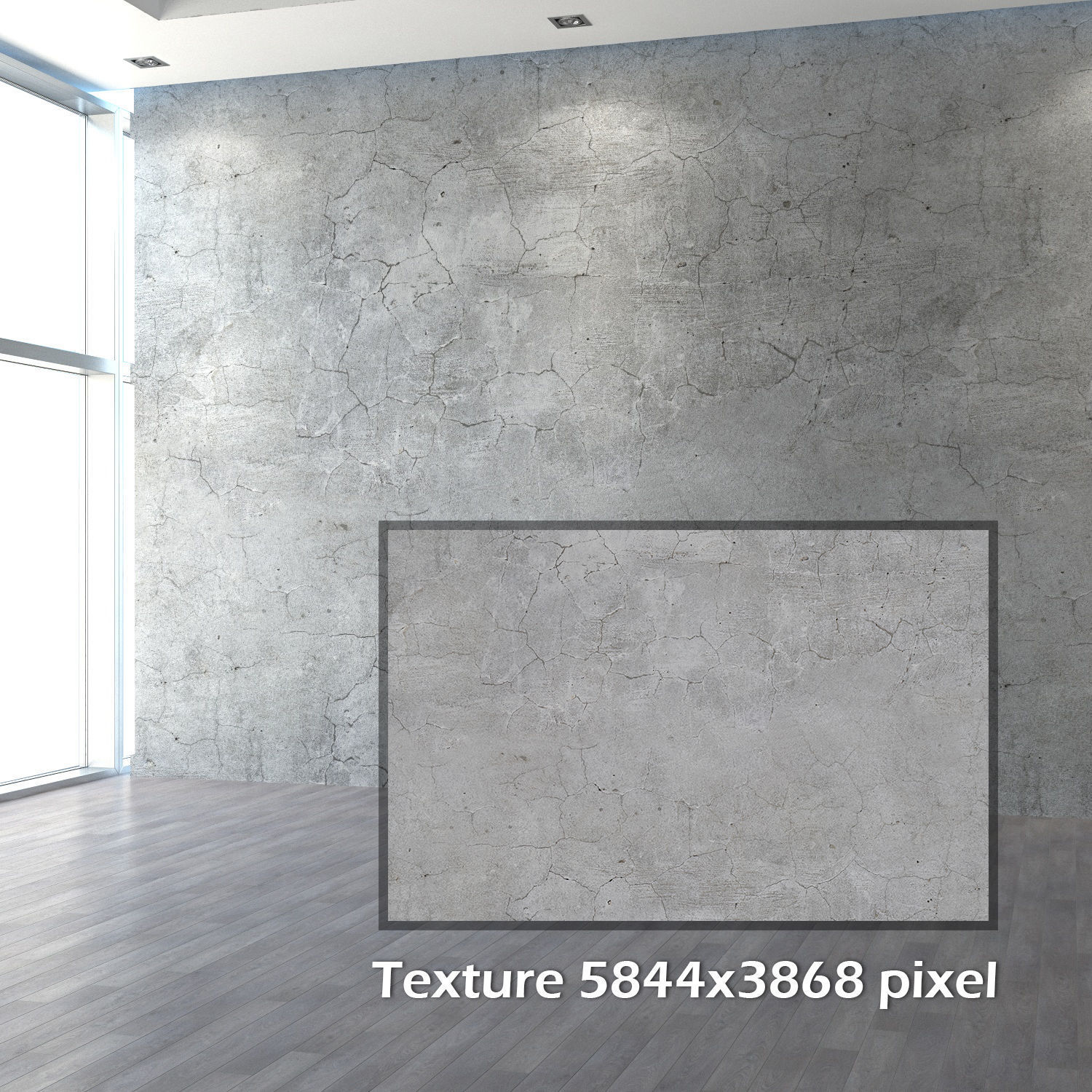 The plastered wall with cracks Texture_1