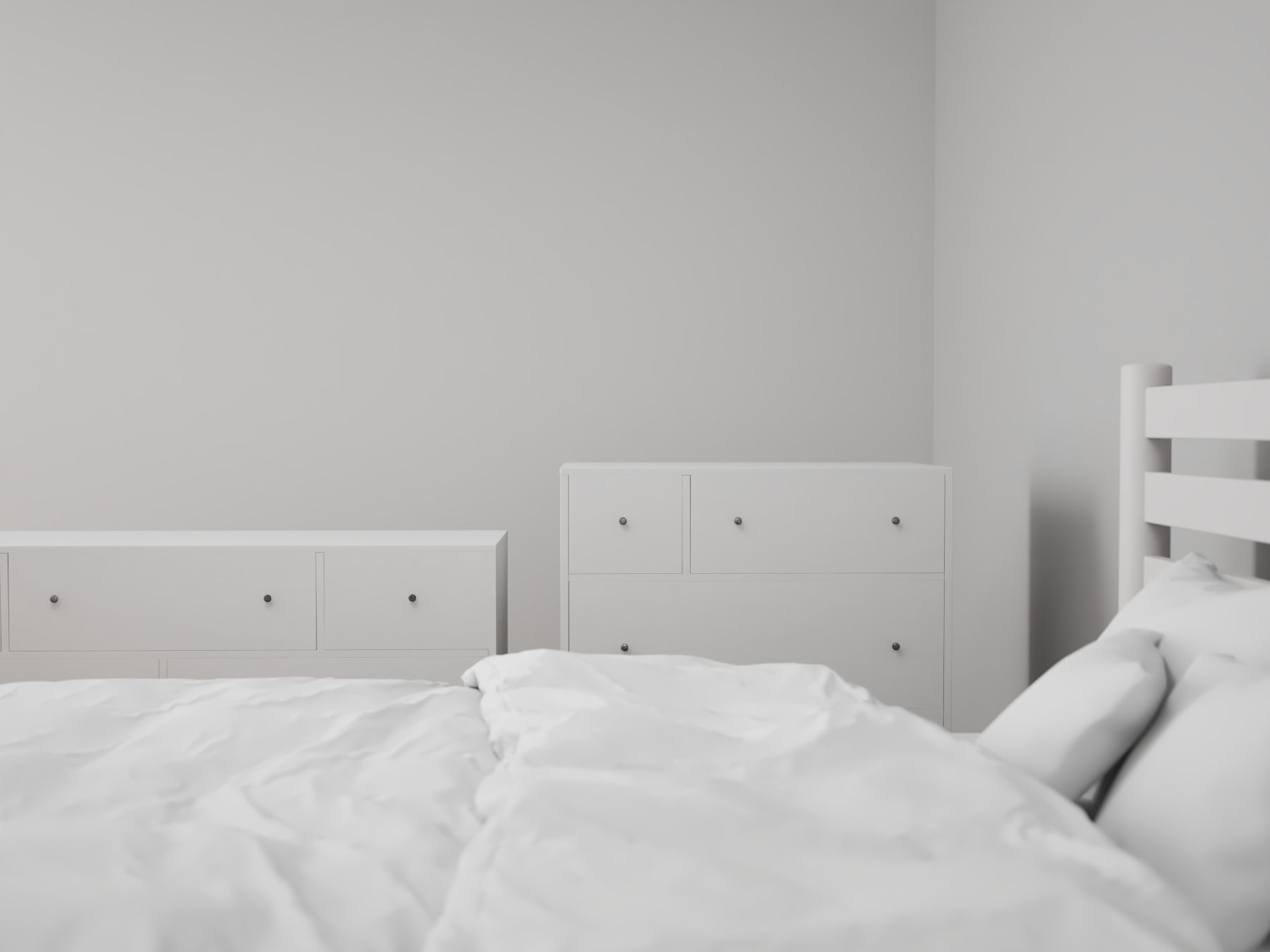 Bedroom Furniture Set Cottage 3D model_1