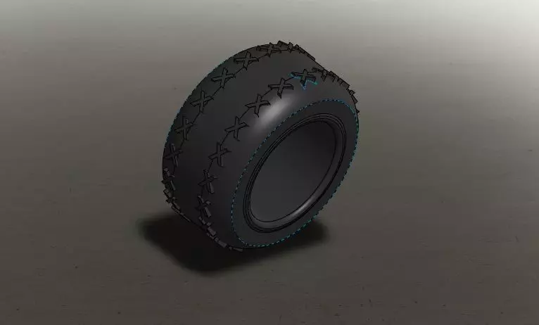 atv tyre Free 3D model