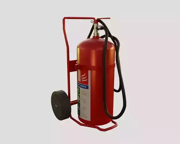 Wheeled Fire Extinguisher - Safety and Emergency Equipment