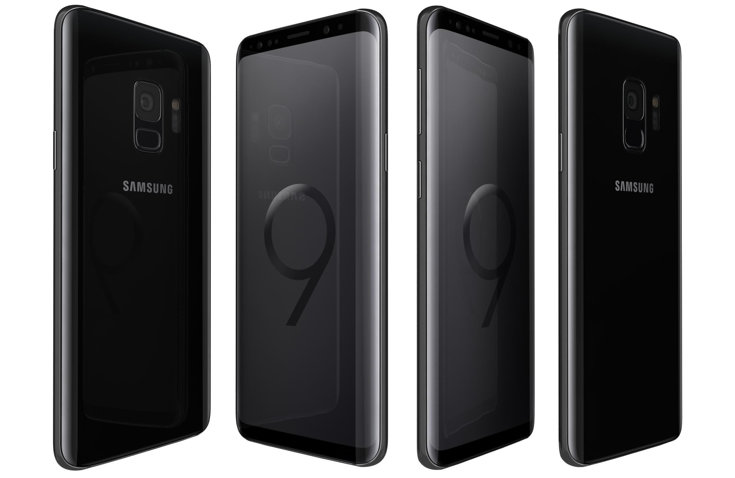 Samsung Galaxy S9 All Colors 3D model_2