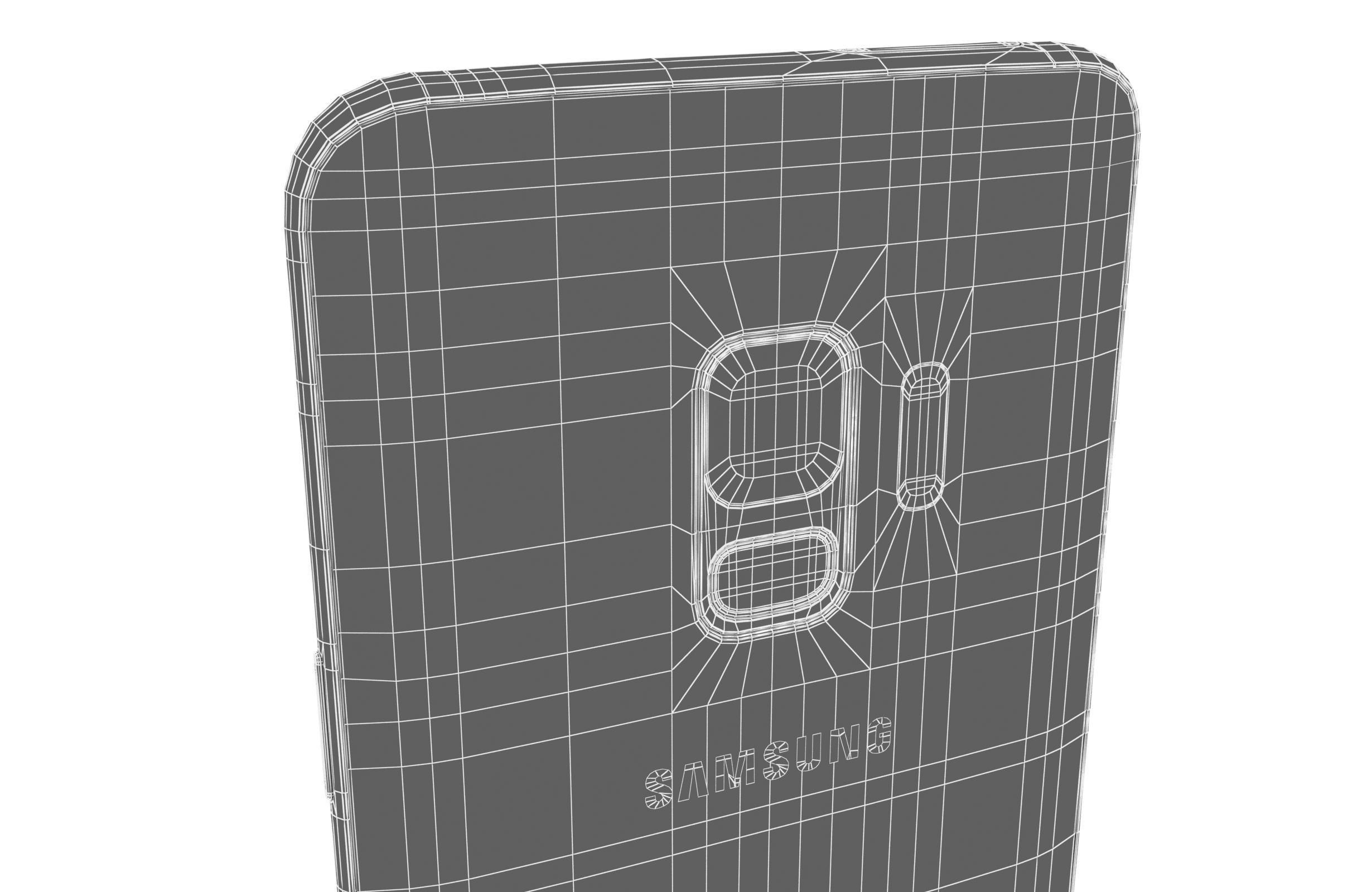 Samsung Galaxy S9 All Colors 3D model_29