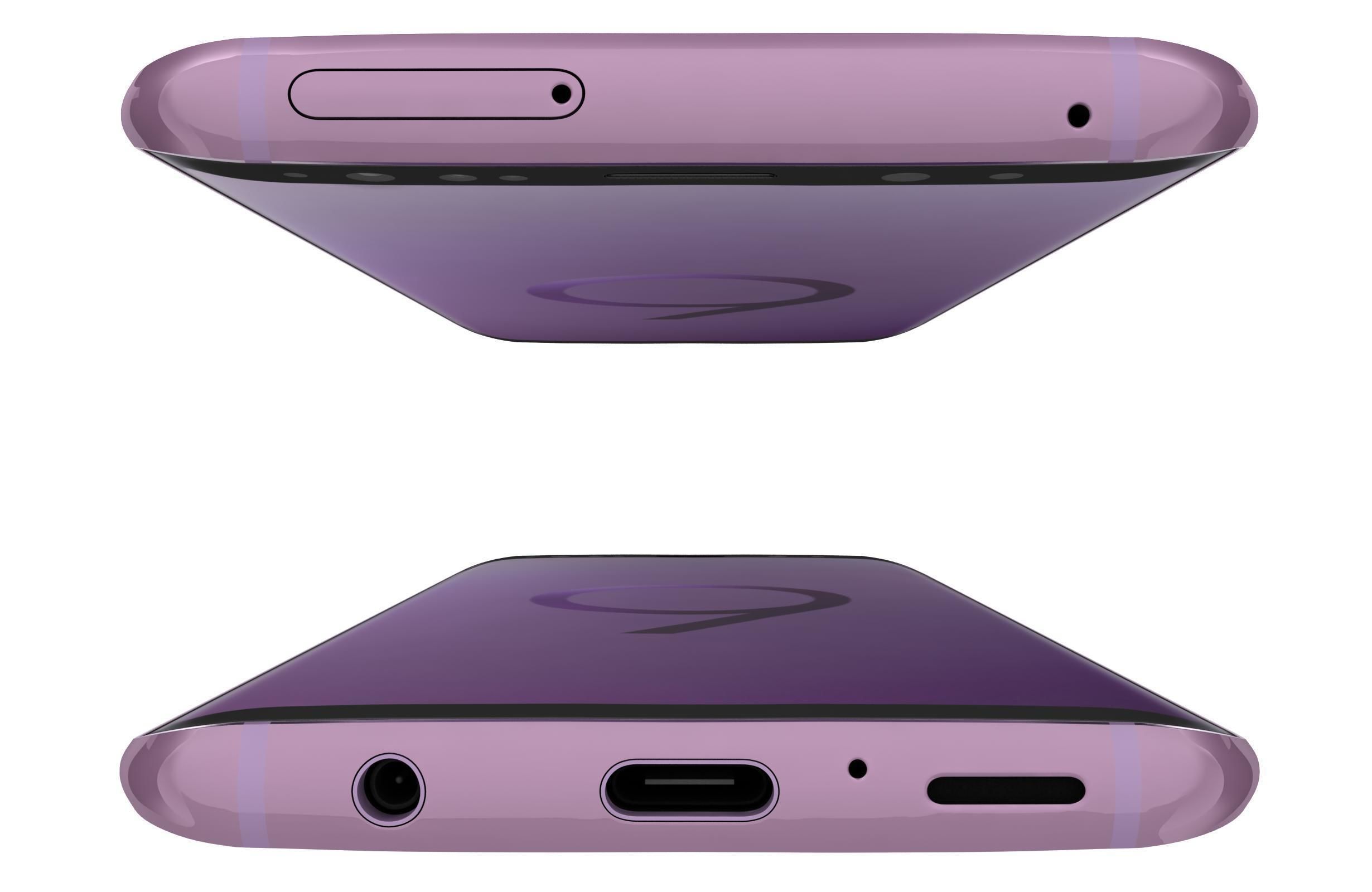 Samsung Galaxy S9 All Colors 3D model_11