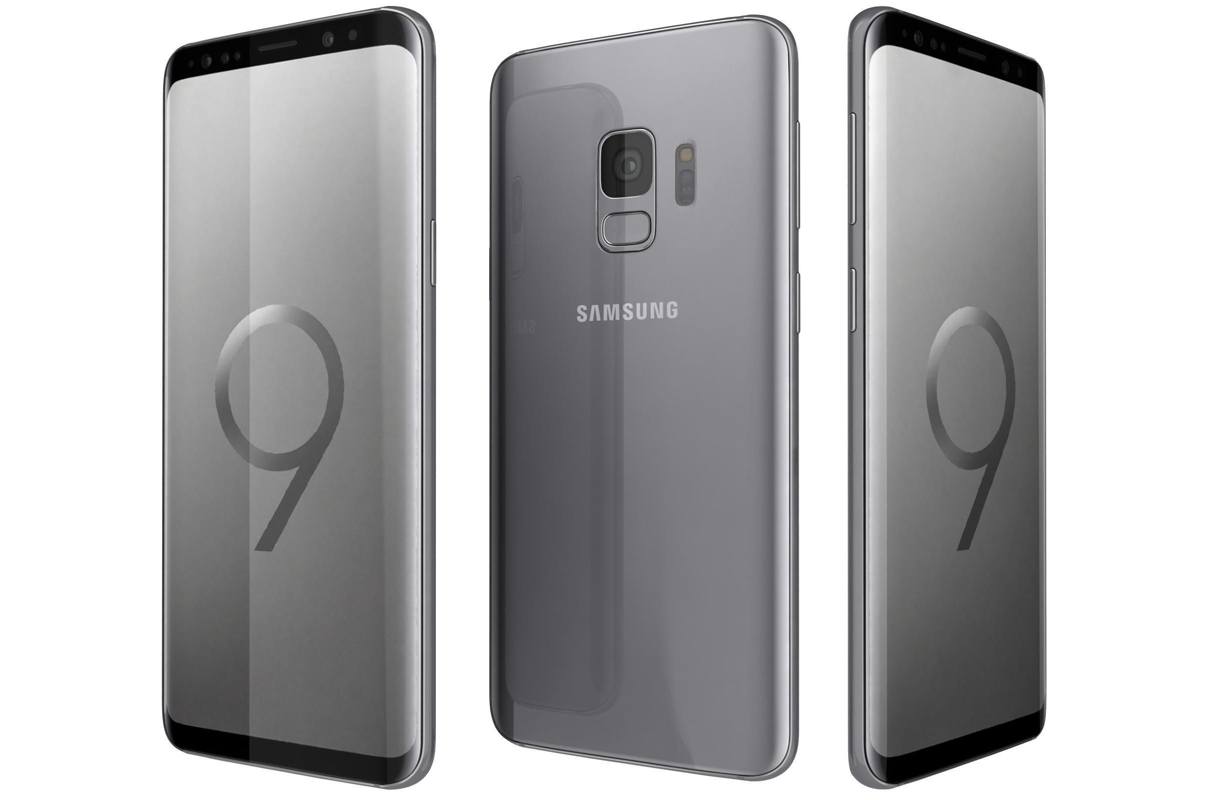 Samsung Galaxy S9 All Colors 3D model_6