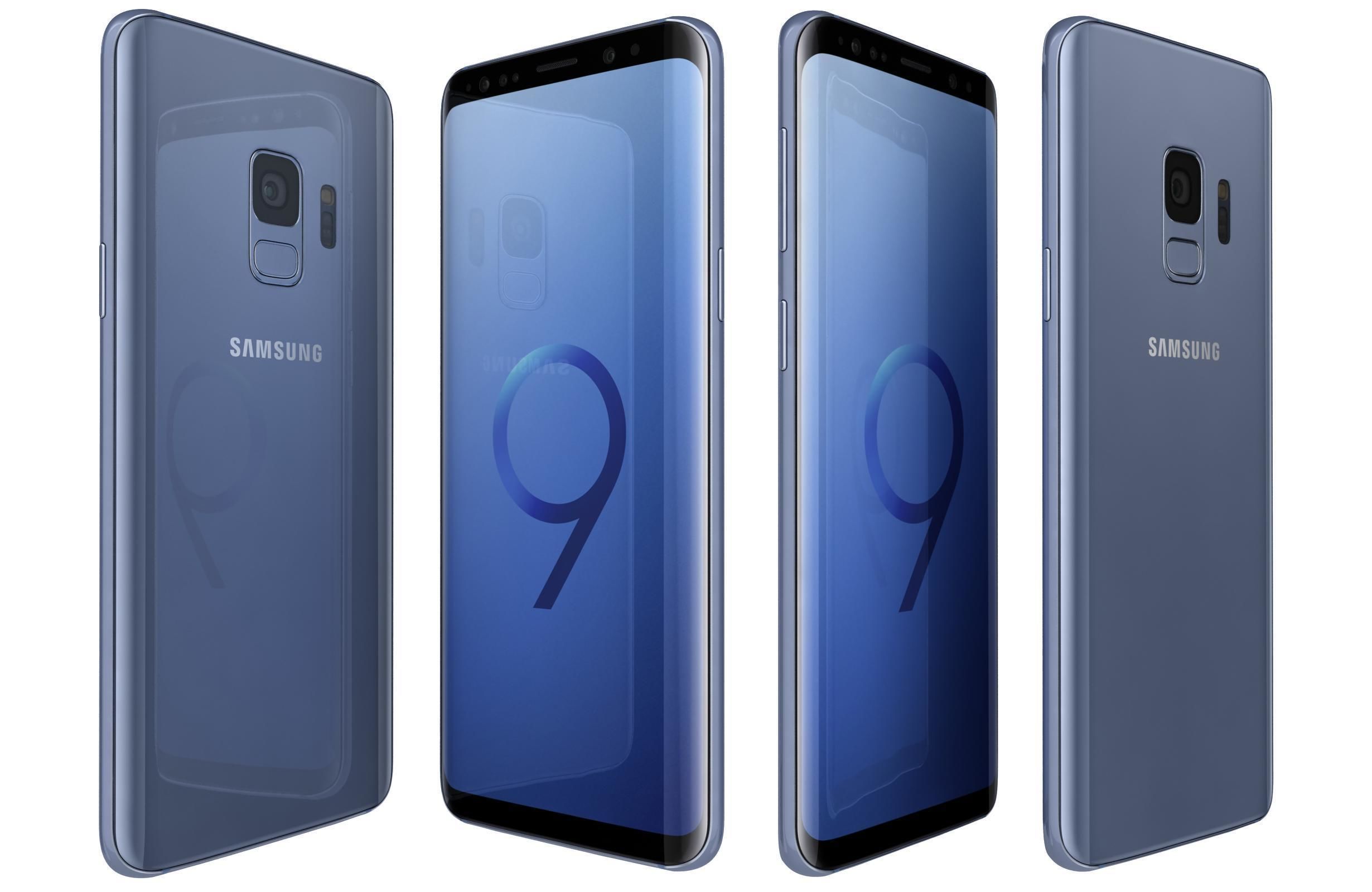 Samsung Galaxy S9 All Colors 3D model_3