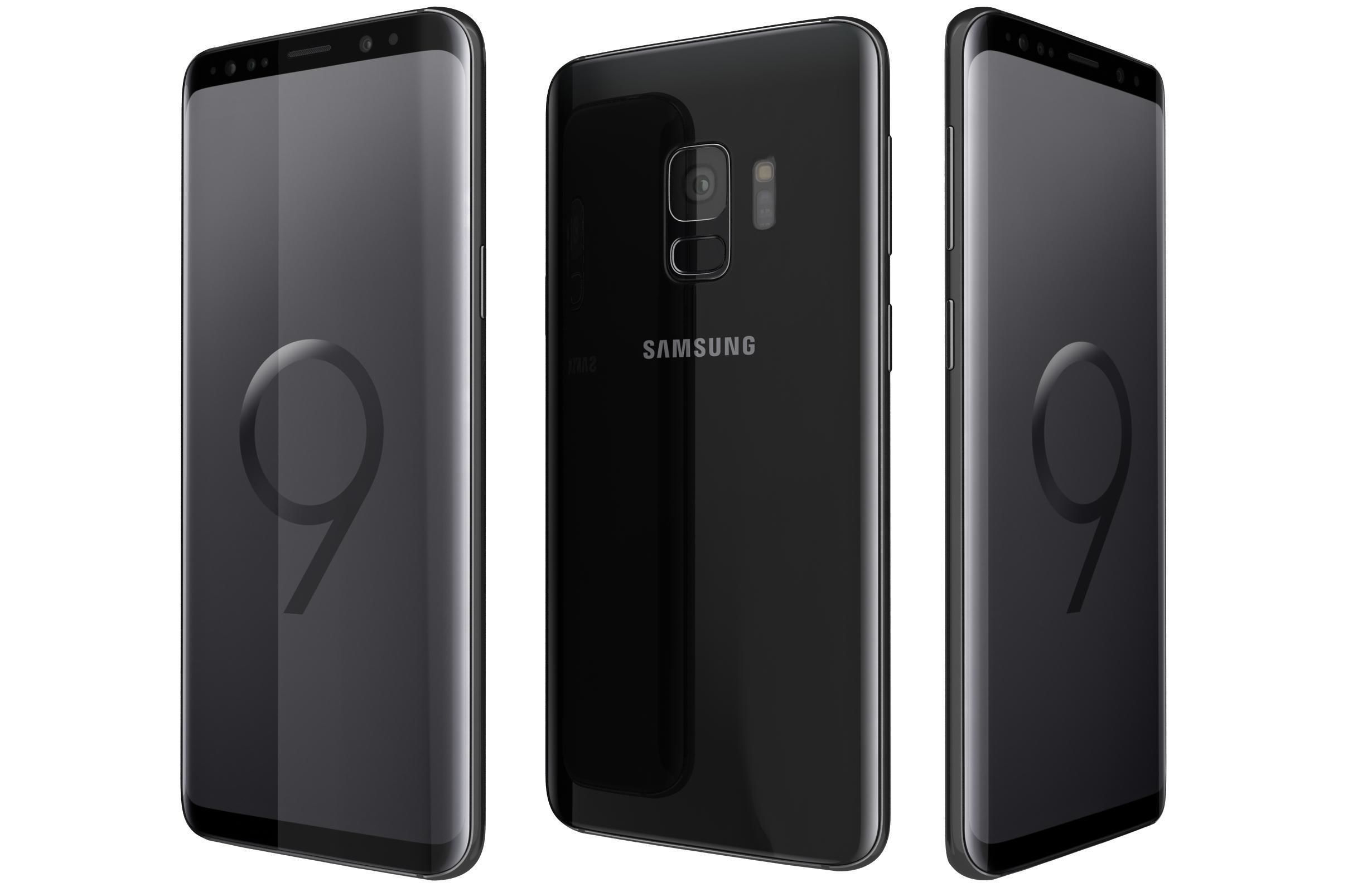 Samsung Galaxy S9 All Colors 3D model_8
