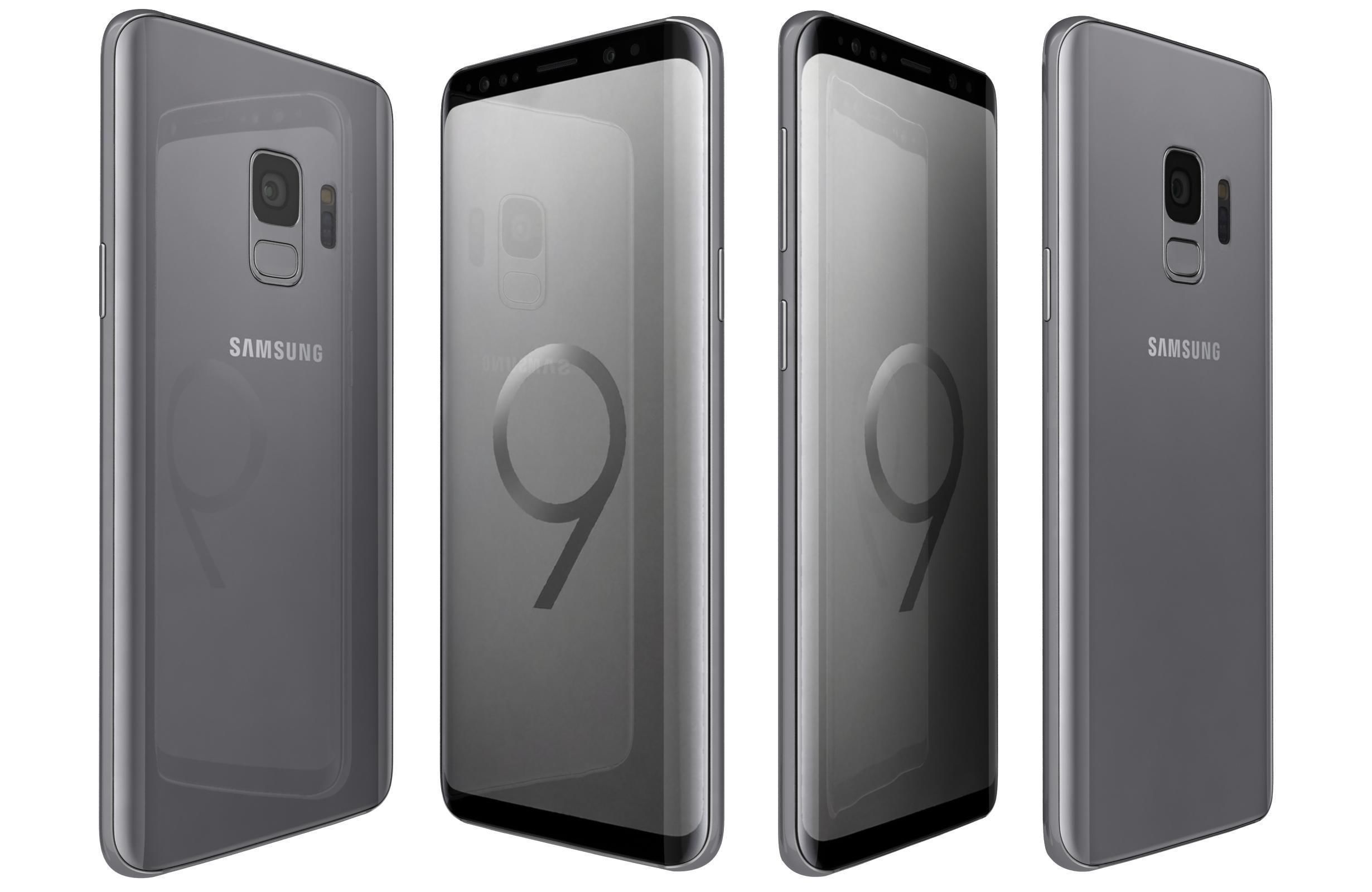 Samsung Galaxy S9 All Colors 3D model_4