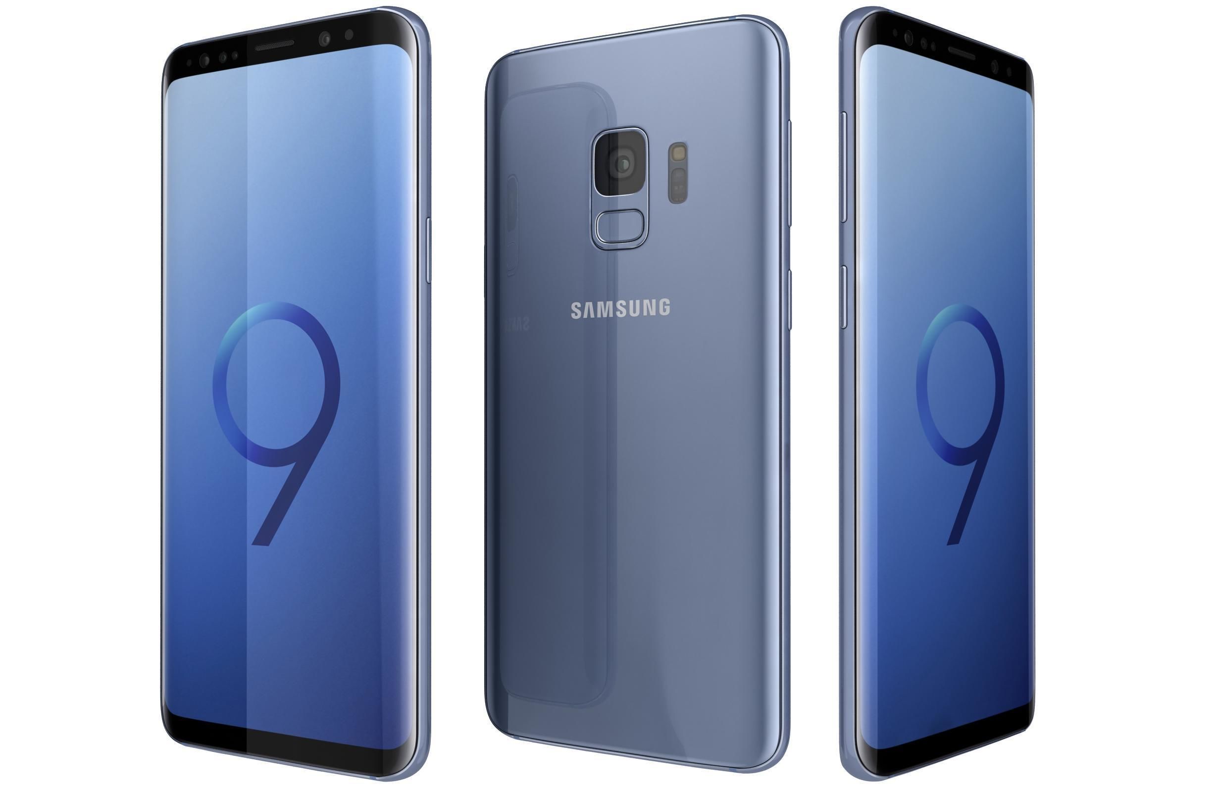 Samsung Galaxy S9 All Colors 3D model_7