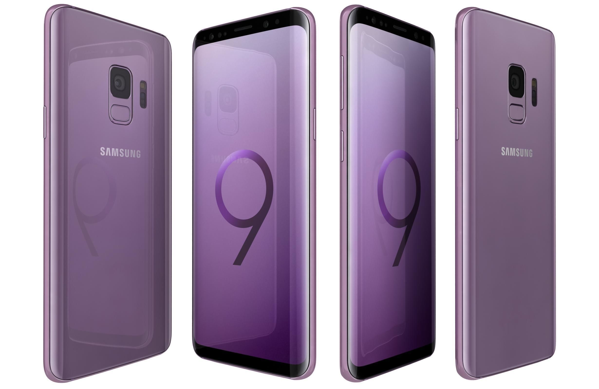 Samsung Galaxy S9 All Colors 3D model_1