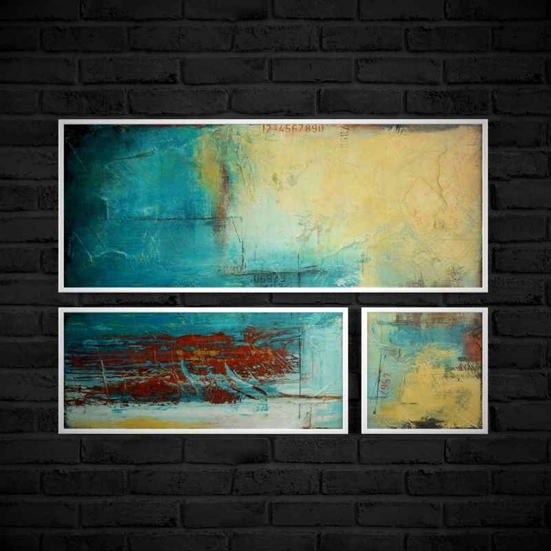 Painting frame of abstraction1 Low-poly 3D model_1