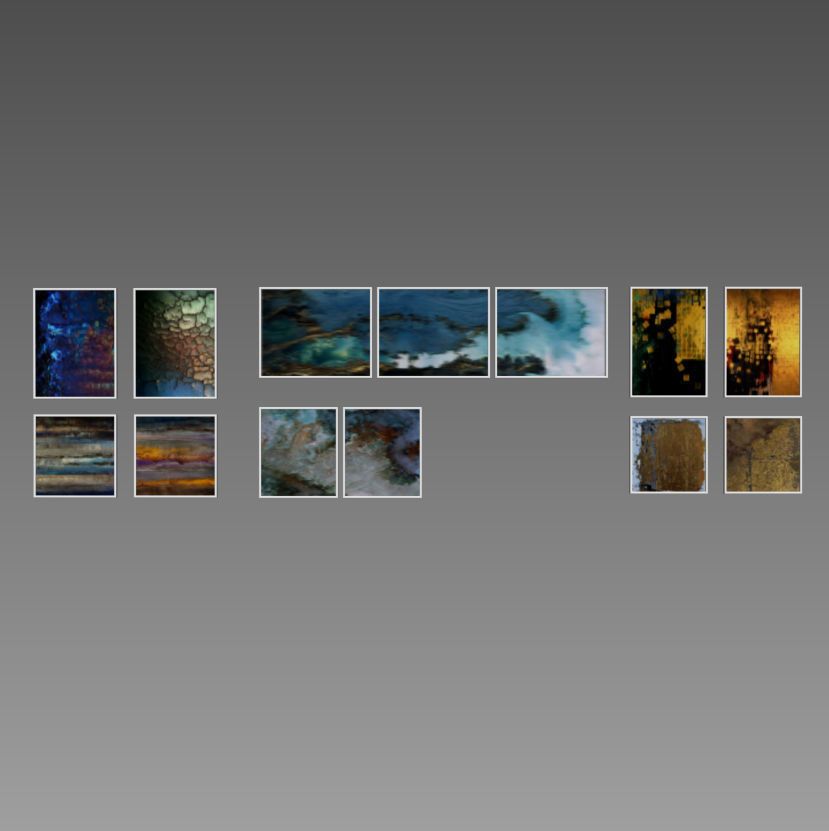 Painting frame of abstraction 3 Low-poly 3D model_3